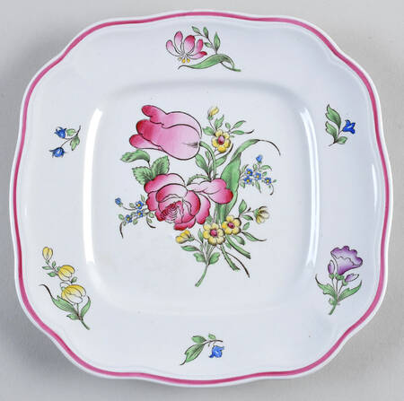Luneville Square Salad Plate