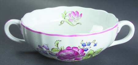 Luneville Flat Cream Soup Bowl