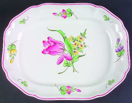 Luneville 16" Oval Serving Platter