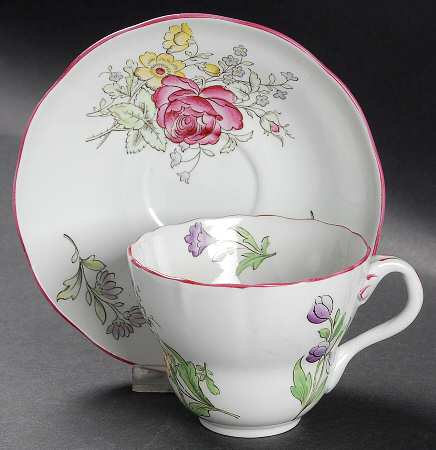 Luneville Flat Cup & Saucer Set