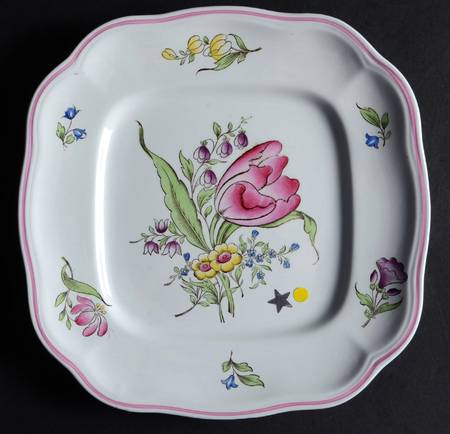 Luneville Square Salad Plate