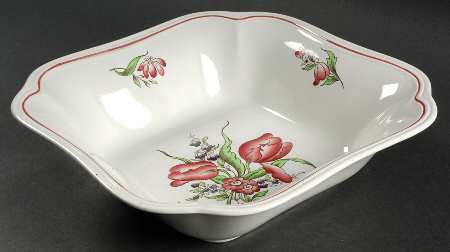 Luneville 9" Square Vegetable Bowl