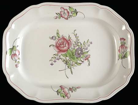 Luneville 14" Oval Serving Platter