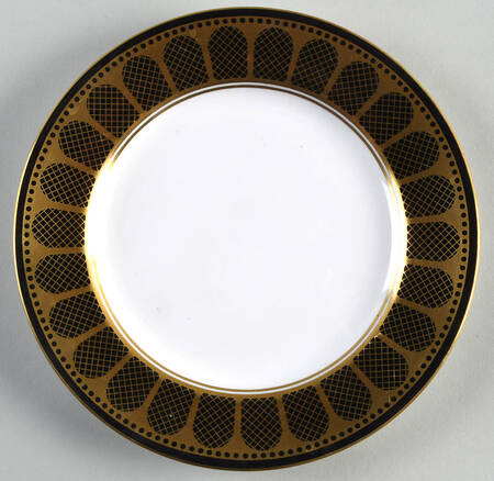 Marble Arch Black Salad Plate