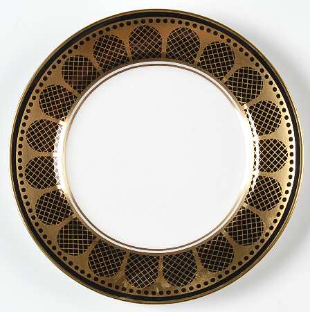 Marble Arch Black Bread & Butter Plate