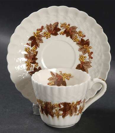 Madeira Flat Demitasse Cup & Saucer Set