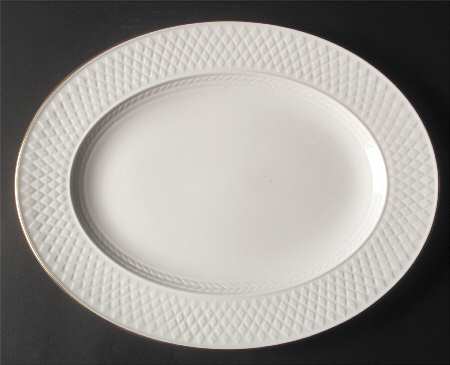 Mansard Gold 15" Oval Serving Platter