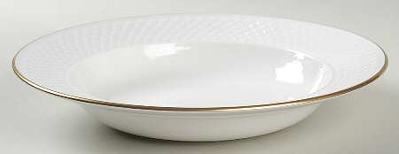 Mansard Gold Large Rim Soup Bowl