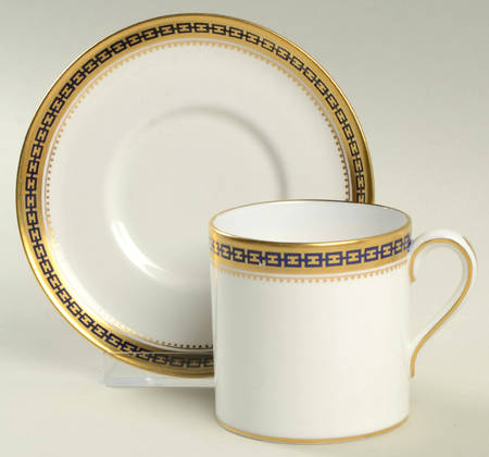 Majestic Flat Demitasse Cup & Saucer Set by Spode