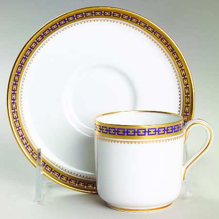 Majestic Flat Demitasse Cup & Saucer Set