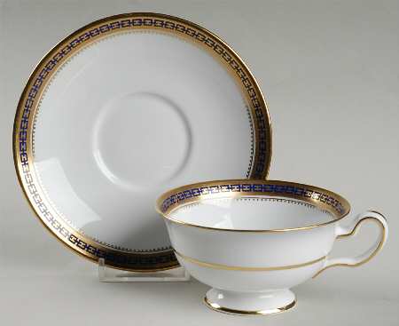 Majestic Footed Cup & Saucer Set by Spode