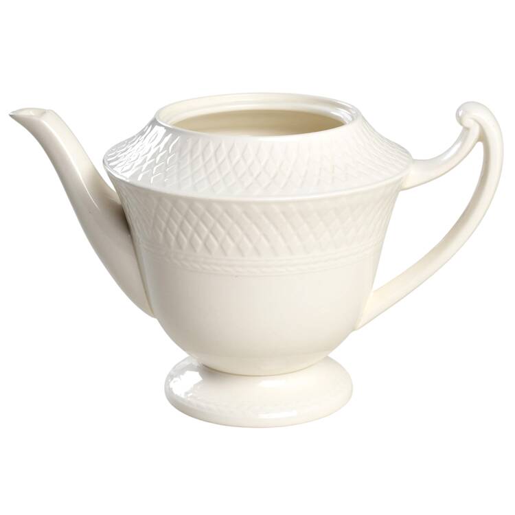Mansard (Off White, Earthenware) Lid for Teapot
