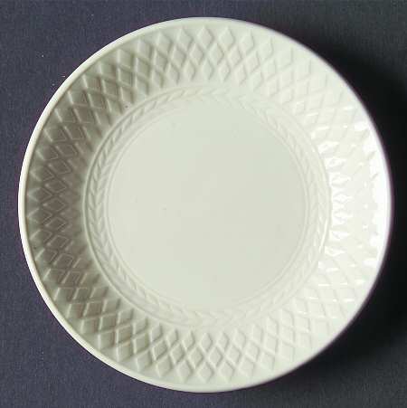 Mansard (Off White, Earthenware) Butter Pat