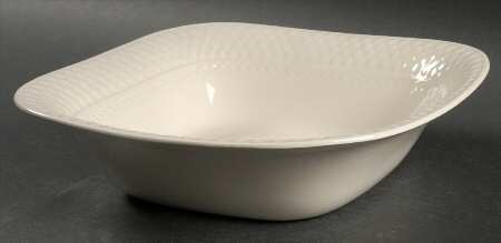 Mansard (Off White, Earthenware) 10" Square Vegetable Bowl