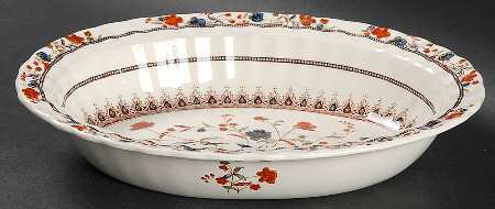 Mandalay 9" Oval Vegetable Bowl by Spode