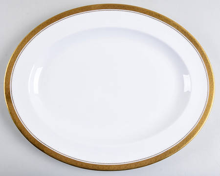 Mandarin Gold 17" Oval Serving Platter