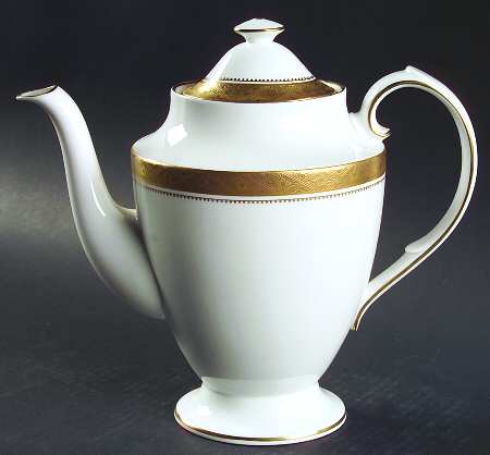 Mandarin Gold Coffee Pot & Lid