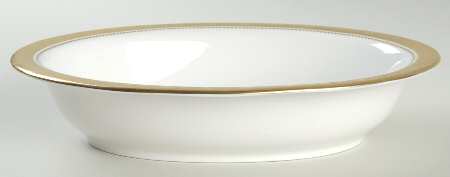 Mandarin Gold 9" Oval Vegetable Bowl