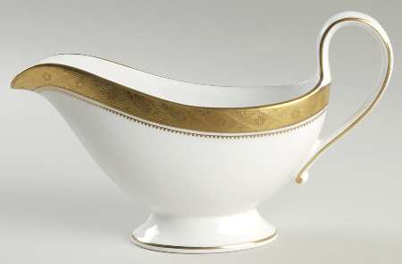 Mandarin Gold Gravy Boat