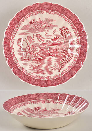 Mandarin Pink (Chelsea, No Trim) Fruit/Dessert (Sauce) Bowl