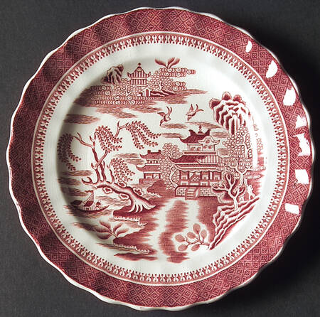Mandarin Pink (Chelsea, No Trim) Bread & Butter Plate