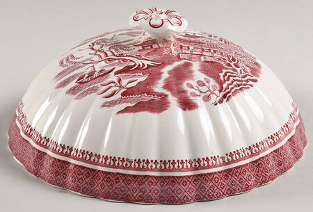 Mandarin Pink (Chelsea, No Trim) Lid for Muffin Dish