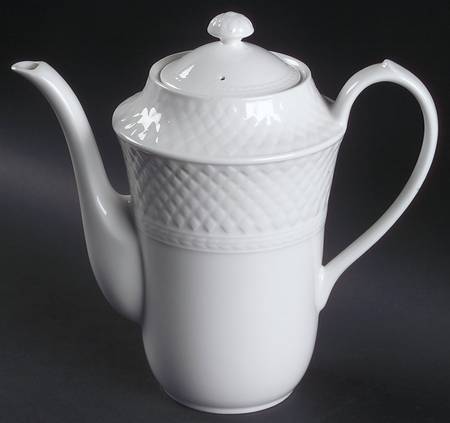 Mansard (Bone) Coffee Pot & Lid
