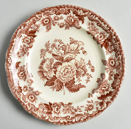 Marina Brown Luncheon Plate