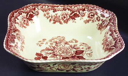 Marina Brown 9" Square Vegetable Bowl