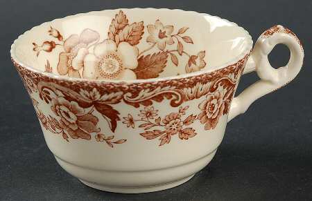 Marina Brown Flat Cup