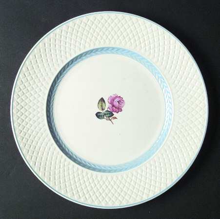 Mansard Rose Blue Laurel Band by Spode