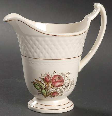 Mansard Rose Red Creamer