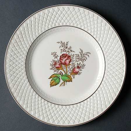 Mansard Rose Red Salad Plate