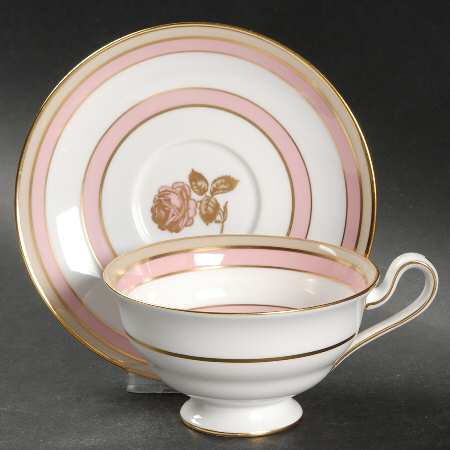 Margaret Rose Footed Cup & Saucer Set