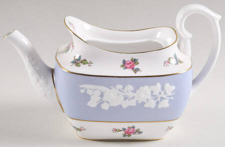 Maritime Rose Blue Small Teapot No Lid