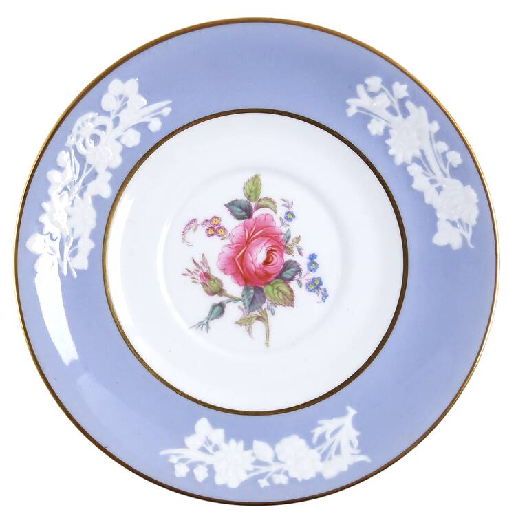 Maritime Rose Blue Saucer for Cream Soup Bowl