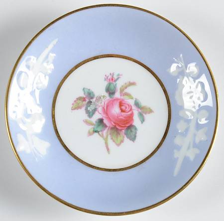 Maritime Rose Blue Butter Pat