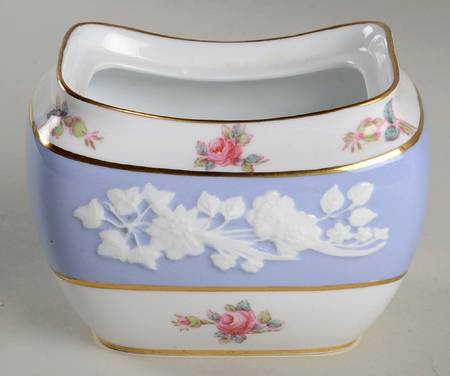 Maritime Rose Blue Sugar Bowl No Lid