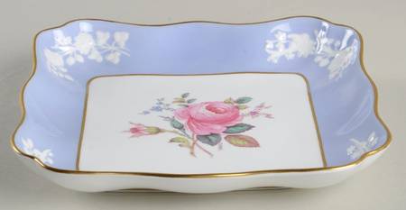 Maritime Rose Blue 8" Square Tray