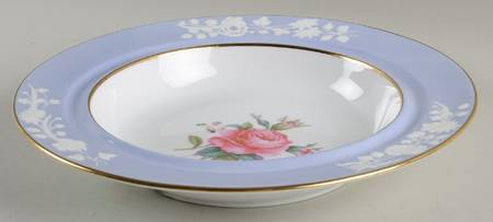 Maritime Rose Blue Muffin Dish No Lid