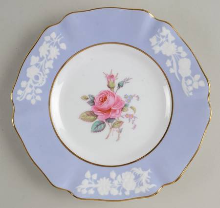Maritime Rose Blue Cookie Plate