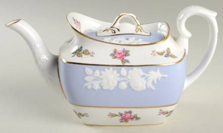 Maritime Rose Blue Mini Teapot & Lid