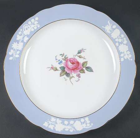 Maritime Rose Blue 13" Chop Plate (Round Platter)