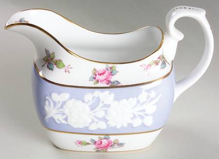 Maritime Rose Blue Creamer