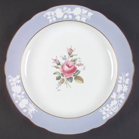 Maritime Rose Blue 12" Chop Plate (Round Platter)