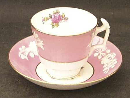 Maritime Rose Light Pink (Smooth) Footed Demitasse Cup & Saucer Set
