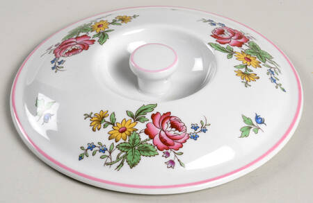 Marlborough Sprays Lid for 1 Qt Round Casserole