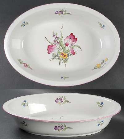 Marlborough Sprays 12" Oval Baker