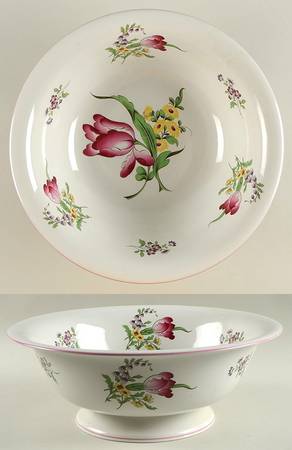 Marlborough Sprays Footed Punch Bowl