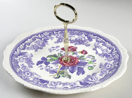 Mayflower Round Serving Plate with Center Handle (Dp) Hc